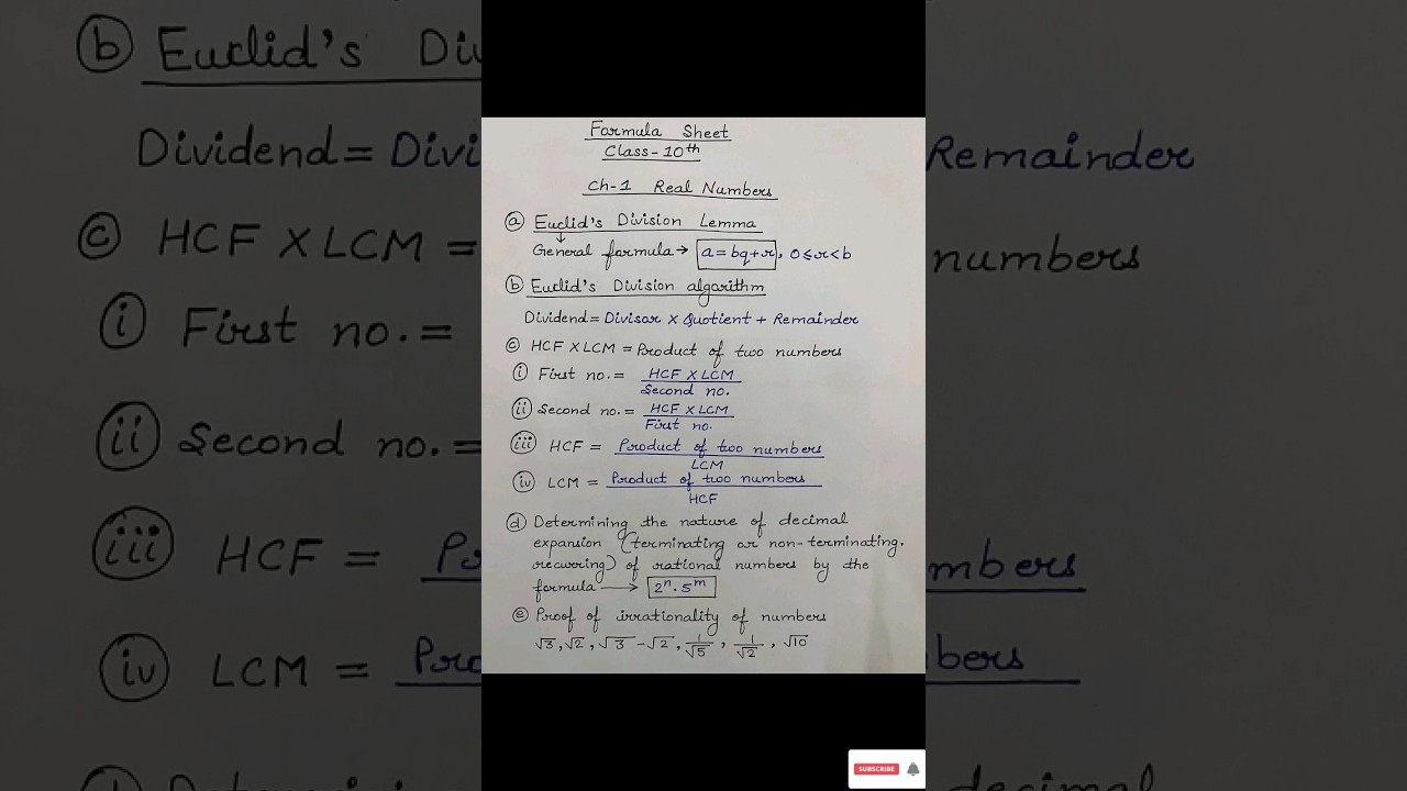 CBSE Class 10 Maths Formula Sheet & Previous Year Question Papers PDF 📚