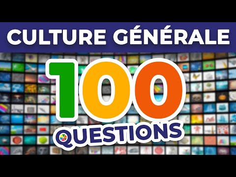 Quiz culture générale | 100 questions | Tous niveaux | Facile Moyen Difficile (en français)
