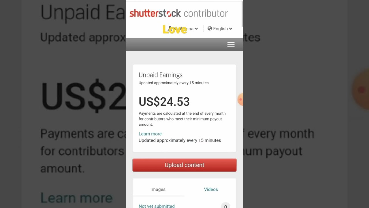 Shutterstock Payment Proof in Pakistan: Earning Website Insights
