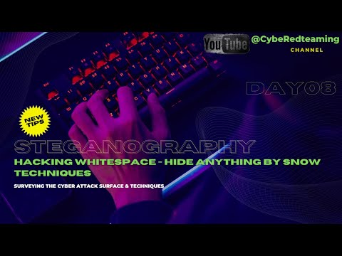 Steganography : Hacking Whitespace - HIDE ANYTHING by snow !! Day_08