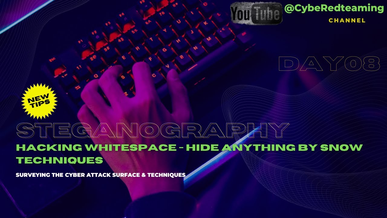 Master Steganography: Hide Anything Using Whitespace ๐ | Day 8 of Ethical Hacking Series