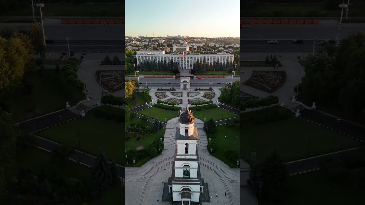 Кишинёв, Молдова: Центр города и парк 🌳