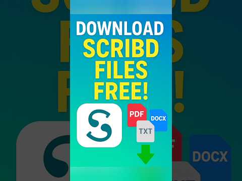 How to download Scribd file for free in mobile| Scribd file kese download kare. |#shorts #scribd