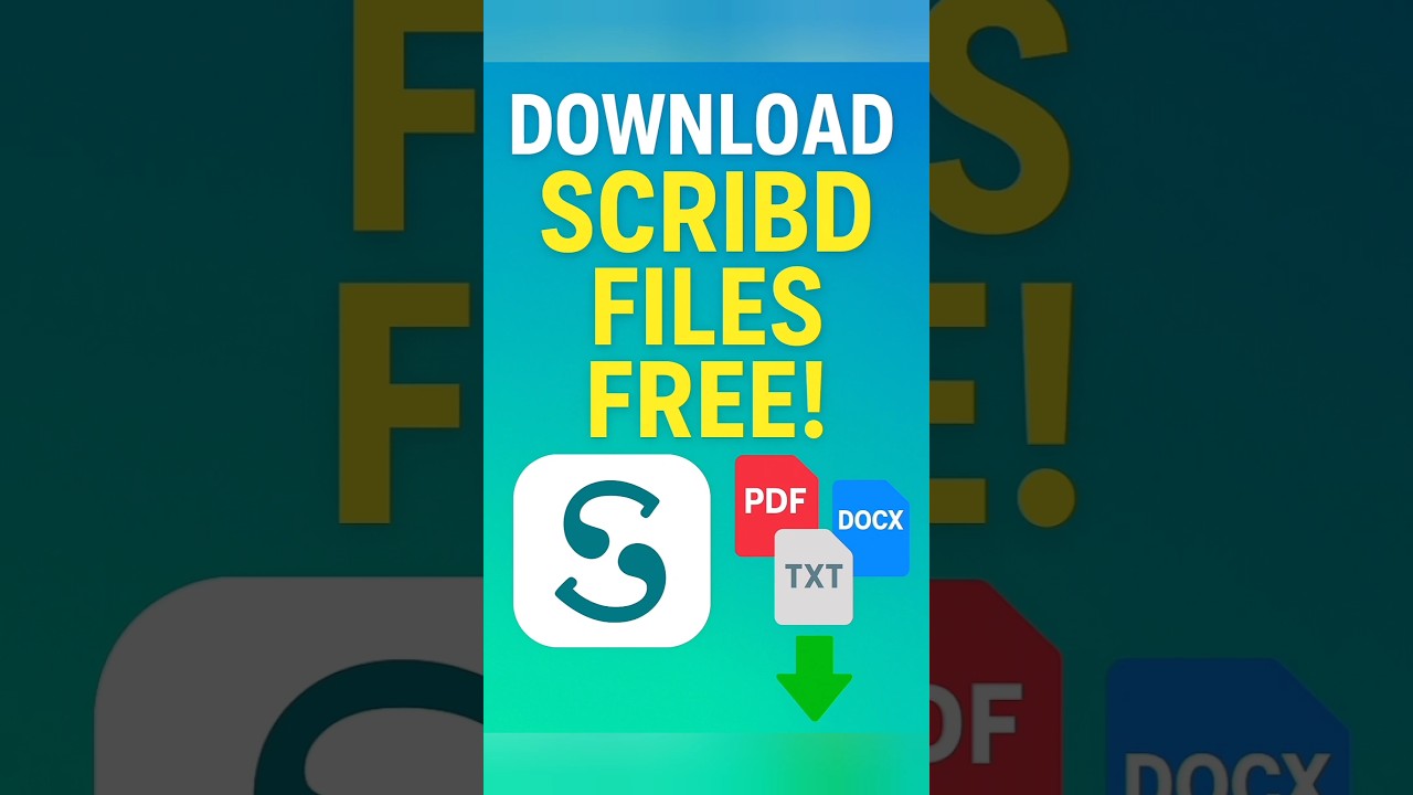 Download Scribd Files for Free on Mobile 📱 | Easy Step-by-Step Guide