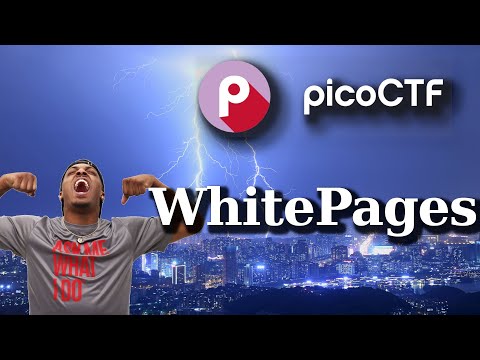 PicoCTF Walkthru [59] - WhitePages (Steganography)