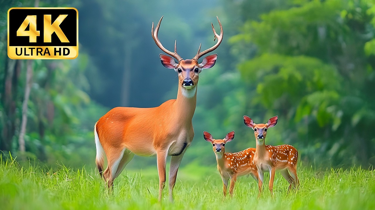 Stunning 4K Wildlife & Calm Nature Scenes 🎶