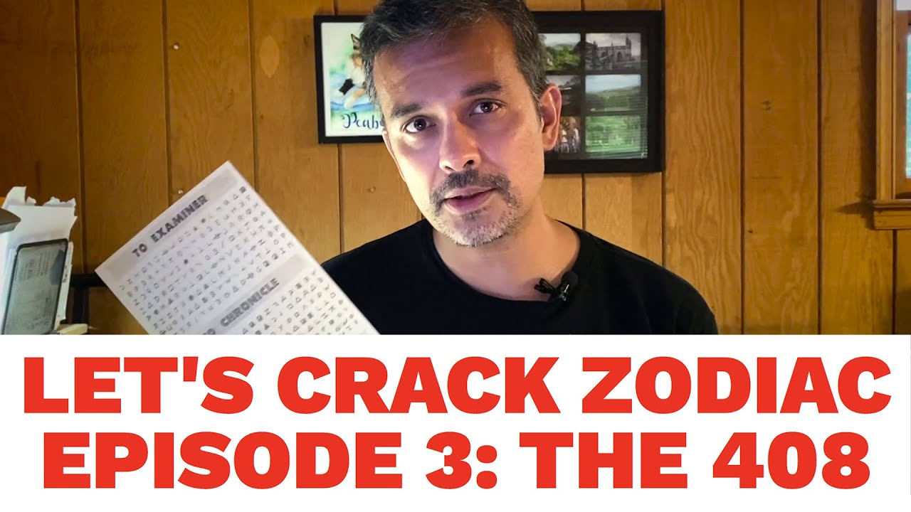 Let's Crack Zodiac - Episode 3: Decoding the 408 Cipher 🕵️‍♂️