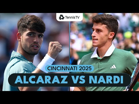Carlos Alcaraz vs Luca Nardi Match Highlights | Cincinnati 2025