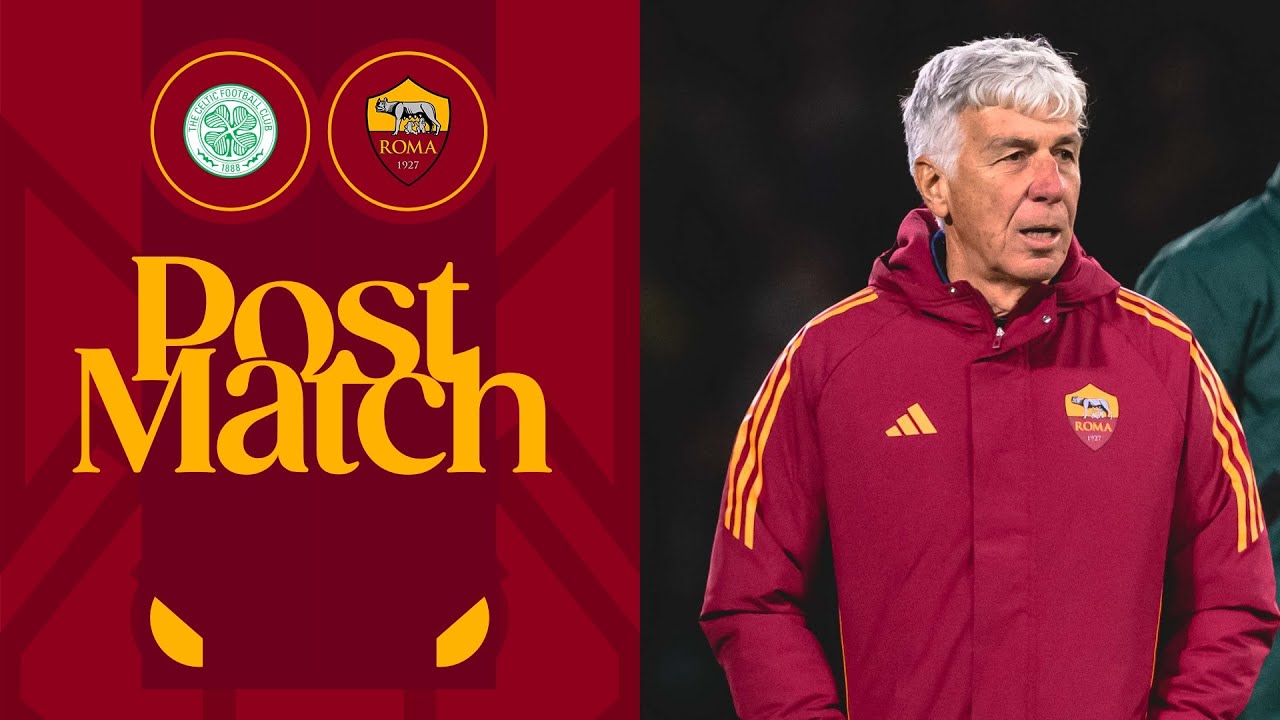 Gian Piero Gasperini Post Celtic-Roma Interview