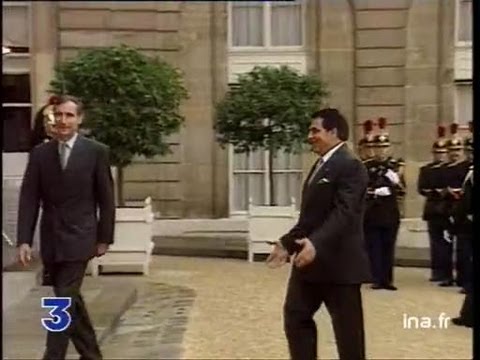 Zine BEN ALI en visite d'État à Paris 🇫🇷