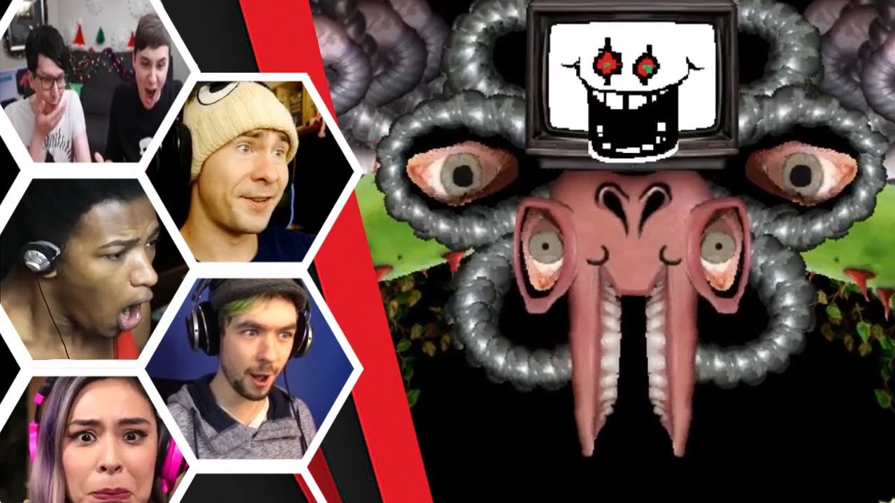 Epic Reactions to Omega Flowey in Undertale 😱 | Let's Players' First Encounter