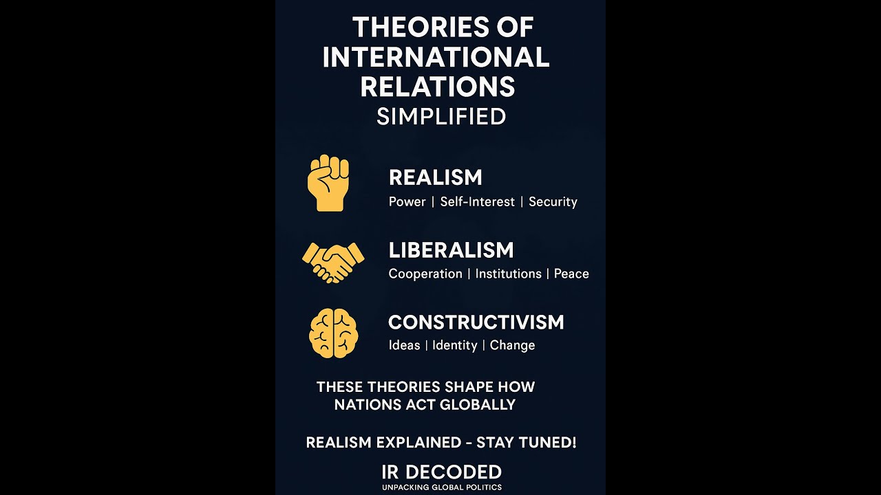 International Relations Theories Explained 🌍