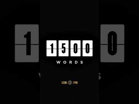 What if you had just 1500 words left before death? 🤯 #thriller