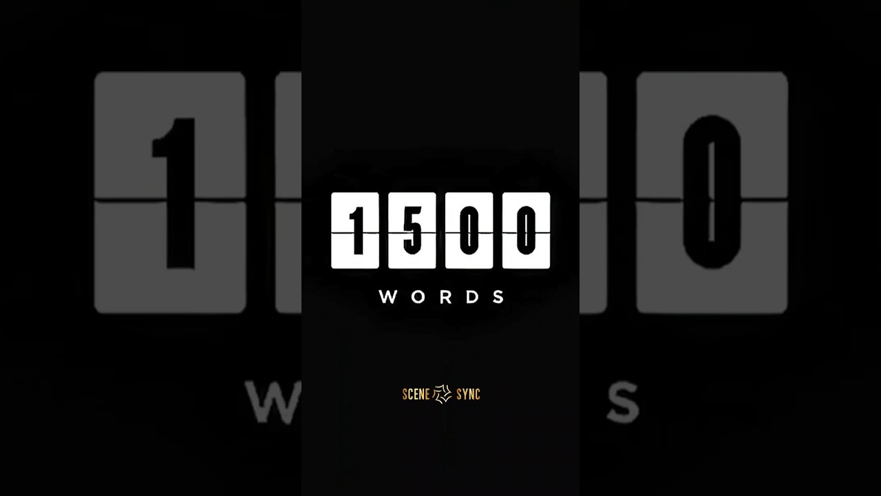 Only 1500 Words Left to Live 🤯