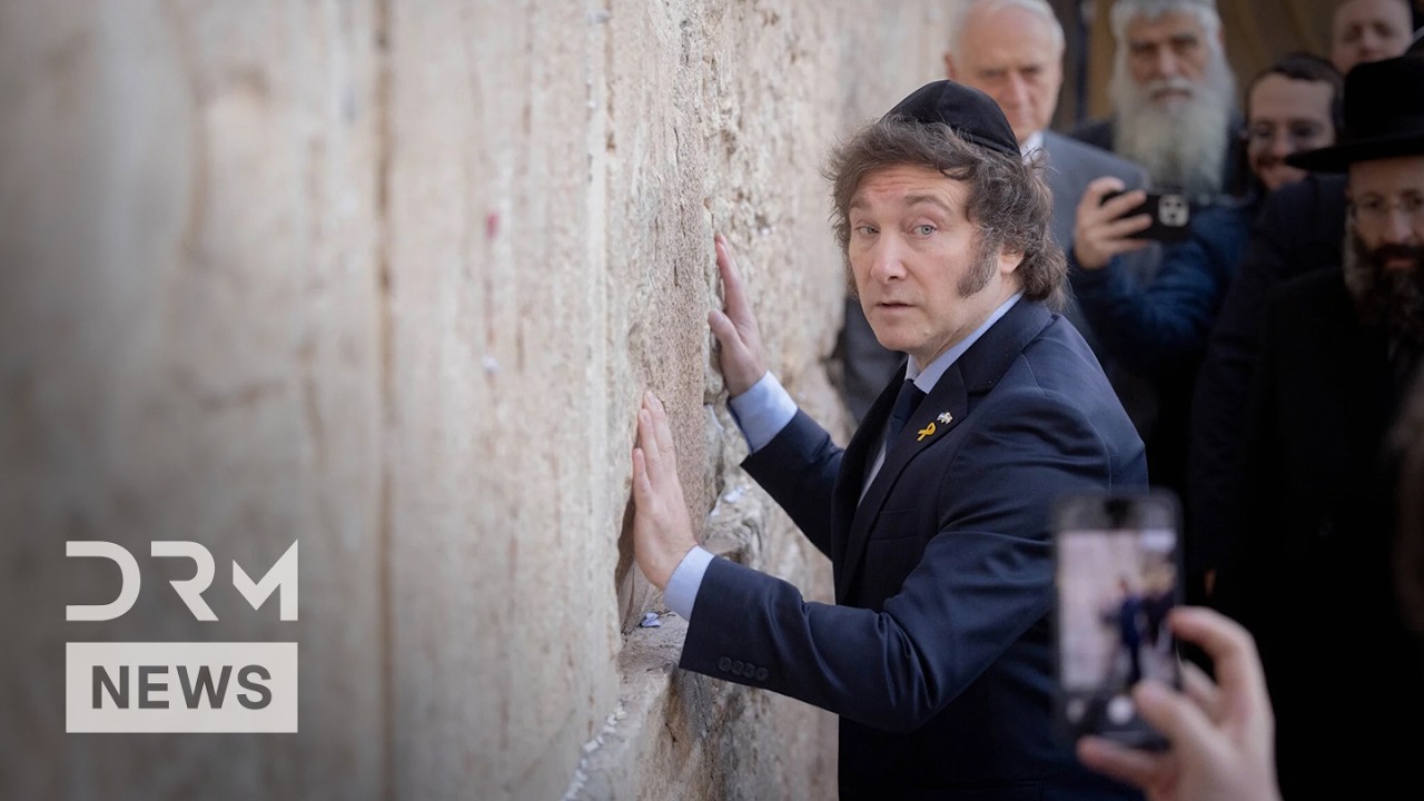 Argentine President Javier Milei Visits Western Wall ✡️