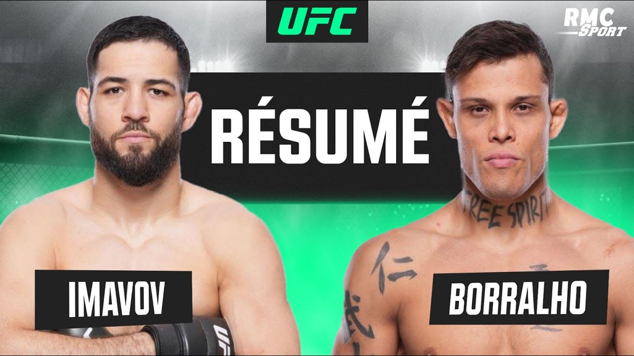UFC Paris 2025 : Imavov vs Borralho en 5 rounds 🥊