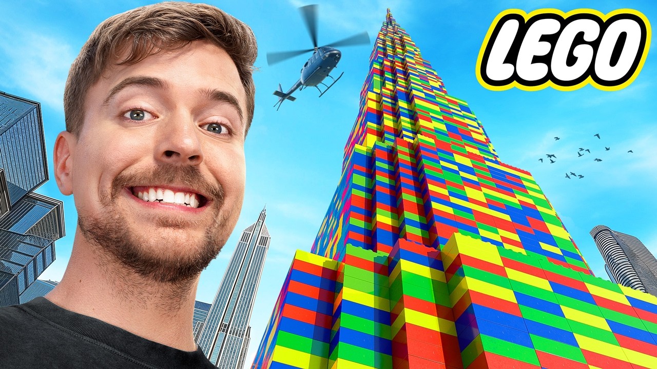 Built the World's Tallest Lego Tower 🧱