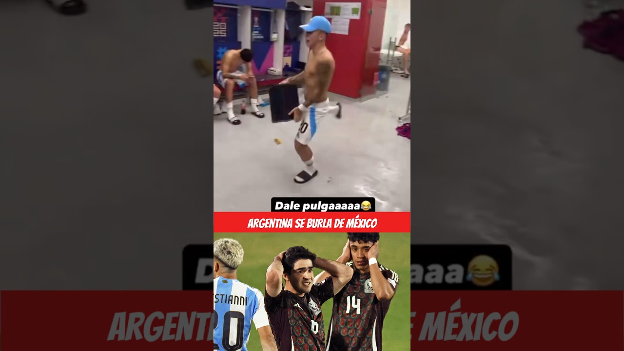 Argentinos se burlan de México tras eliminación en Mundial Sub 20 ⚽