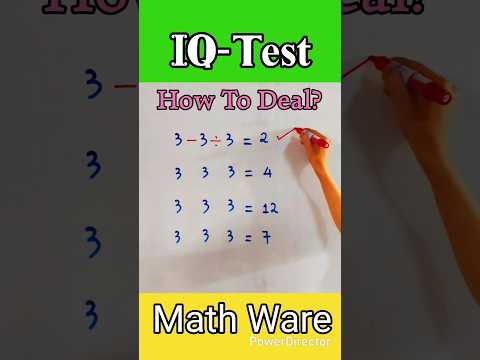 puzzle math challenge #logic #iqtest #maths