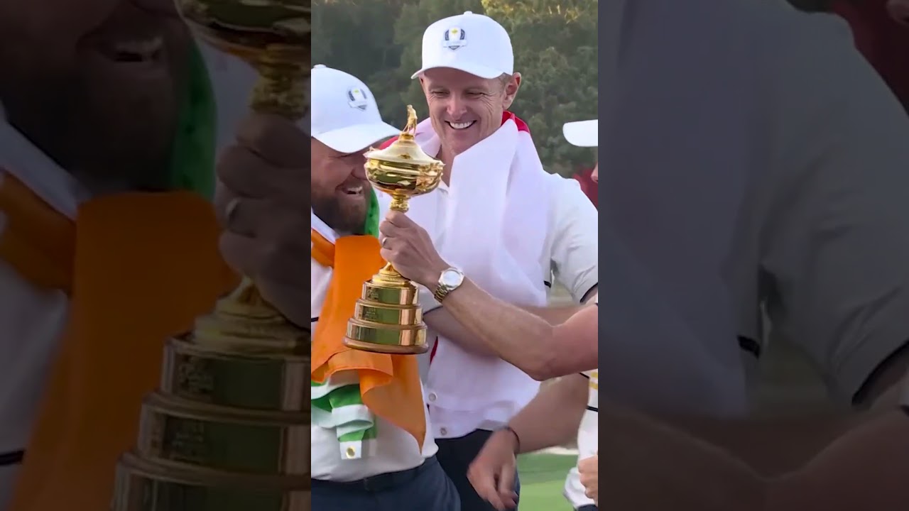 Team Europe Celebrates Victory at the Ryder Cup