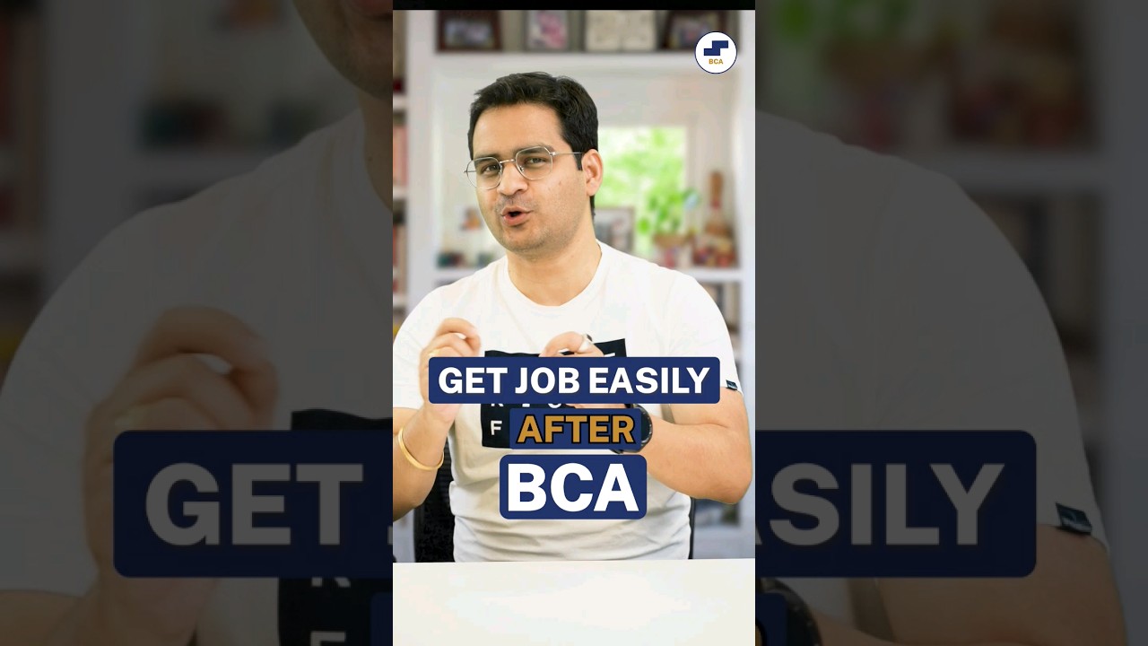 💥Get Jobs Easily After BCA! Apply for Jobs after BCA? #shorts #youtubeshorts #bcajobs #trending