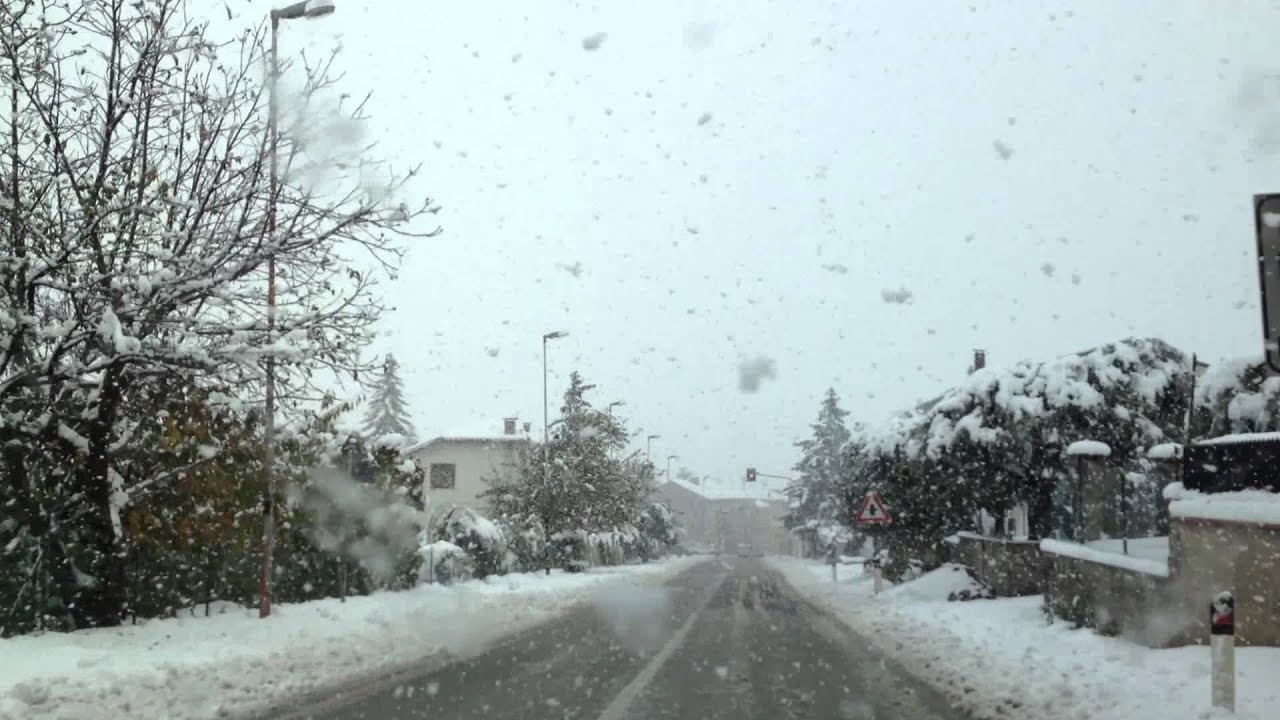 Gran Neve a Cingoli, Marche ❄️