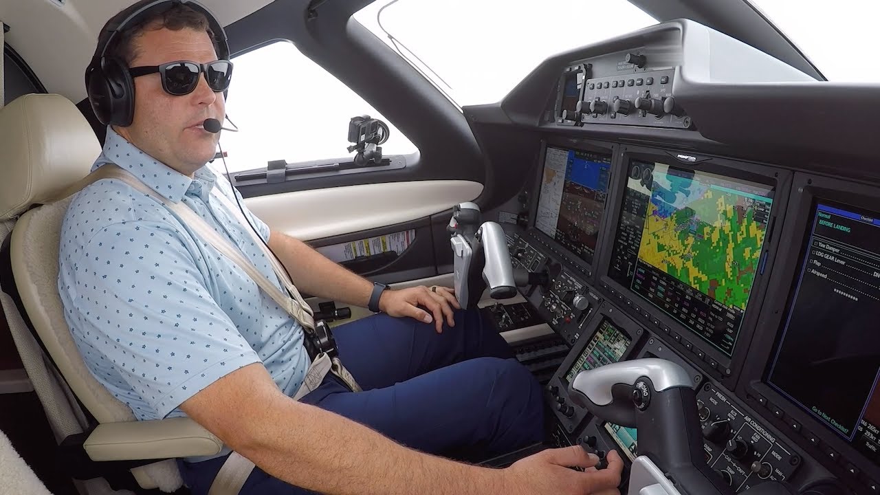 Flying a BRAND NEW Phenom 300E in the weather - Private Jet to Colorado
