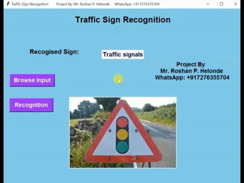 Traffic Sign Recognition using Python Source Code | Traffic Sign Classification Using Python