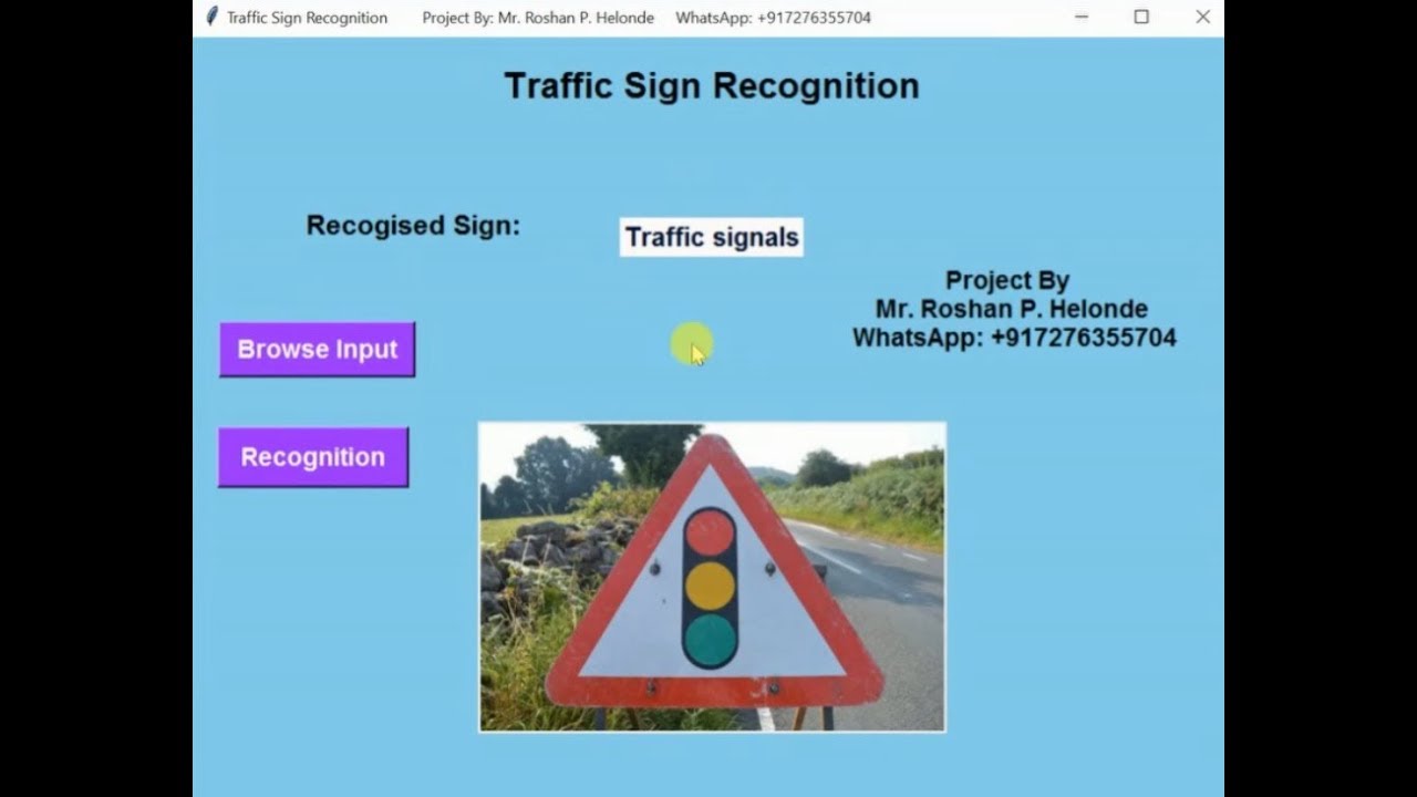 Traffic Sign Recognition and Classification Using Python