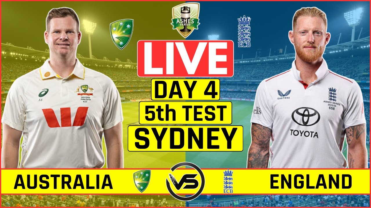 Ashes Live: AUS vs ENG 5th Test Scores & Updates 🏏