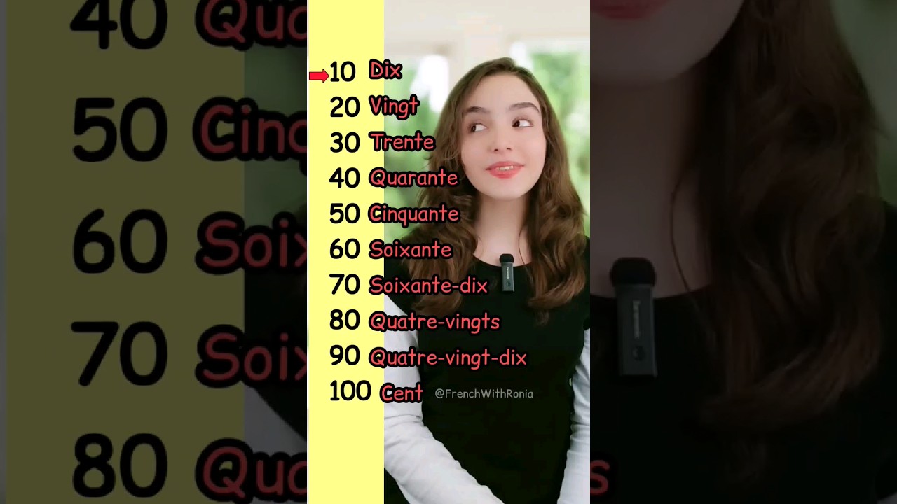 Learn Numbers 10-100 in French π«π·