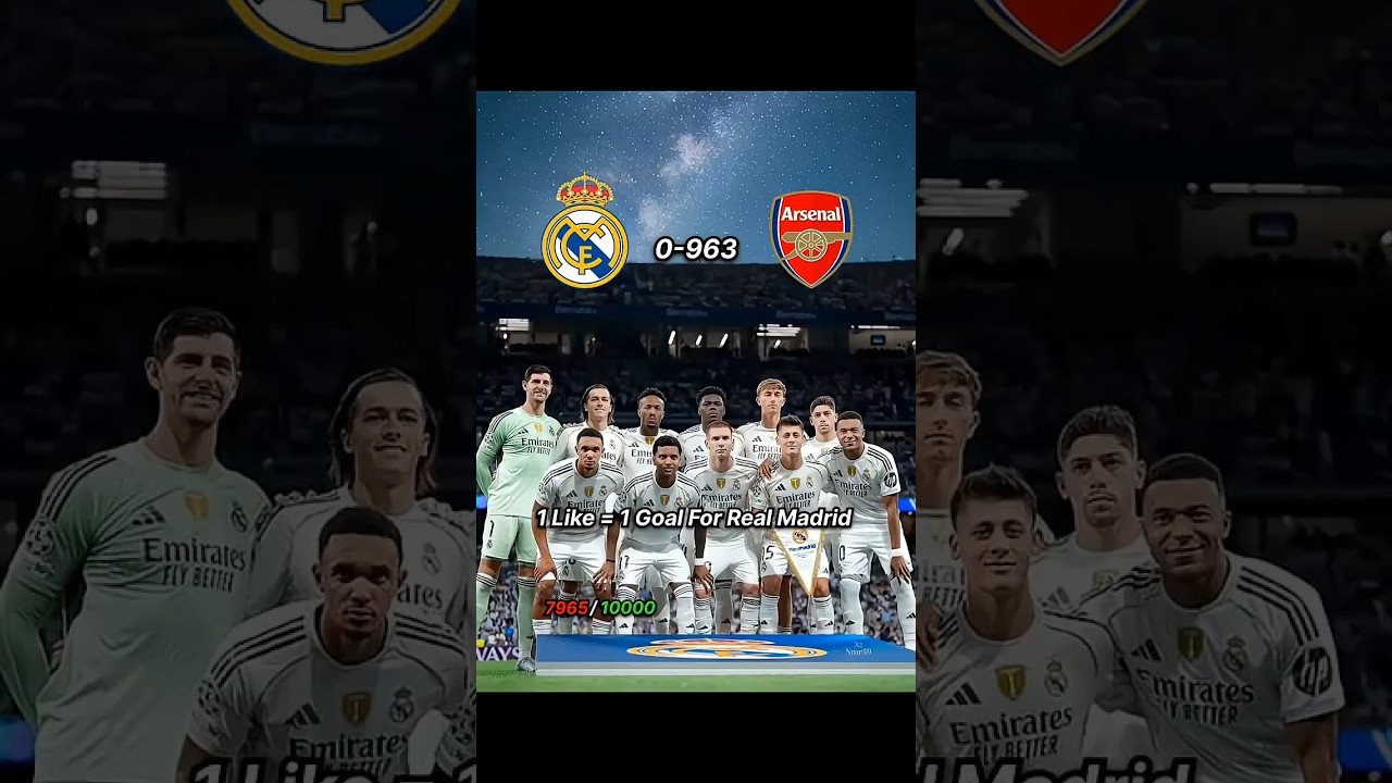 Real Madrid vs Arsenal ⚽