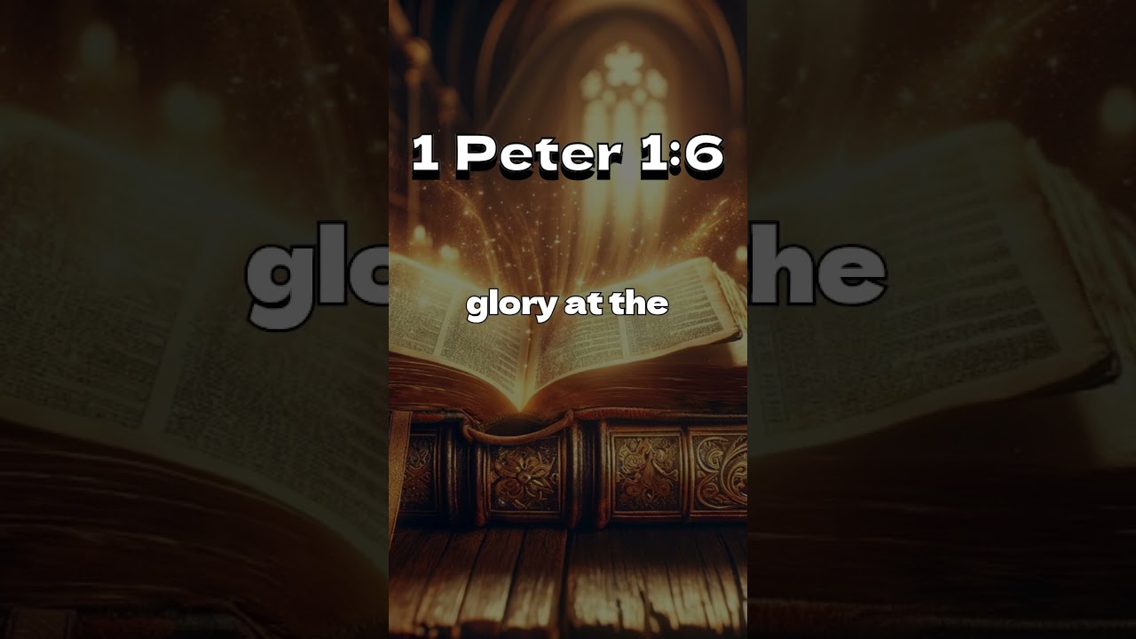 1 Peter 1:6 Explained: Why Your Faith Is Tested and How It Strengthens You! #biblicalinsights