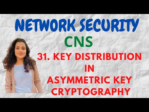 #31 Key Distribution in Asymmetric key cryptography |CNS|