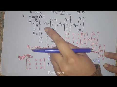 Application of Linear Algebra: Encoding and Decoding with Example #encryption #decryption