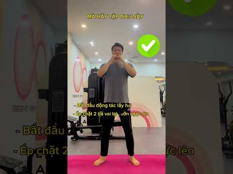 Hướng dẫn tập Squat đúng cách #baitapgiamcan