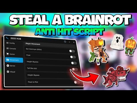 [BEST 🎃] ANTI HIT SCRIPT Steal a Brainrot 👻 | KEYLESS | ANTI HIT | INVINSIBLE | UNPATCH