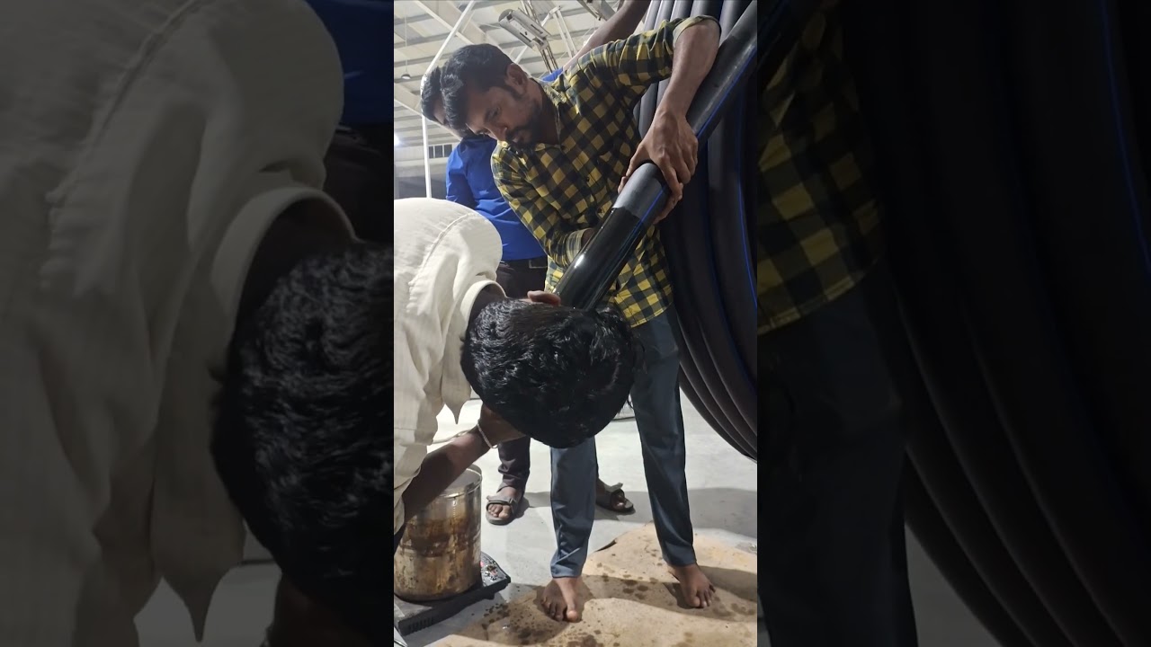 90mm 10kg HDPE Pipe Connects to SS Collar