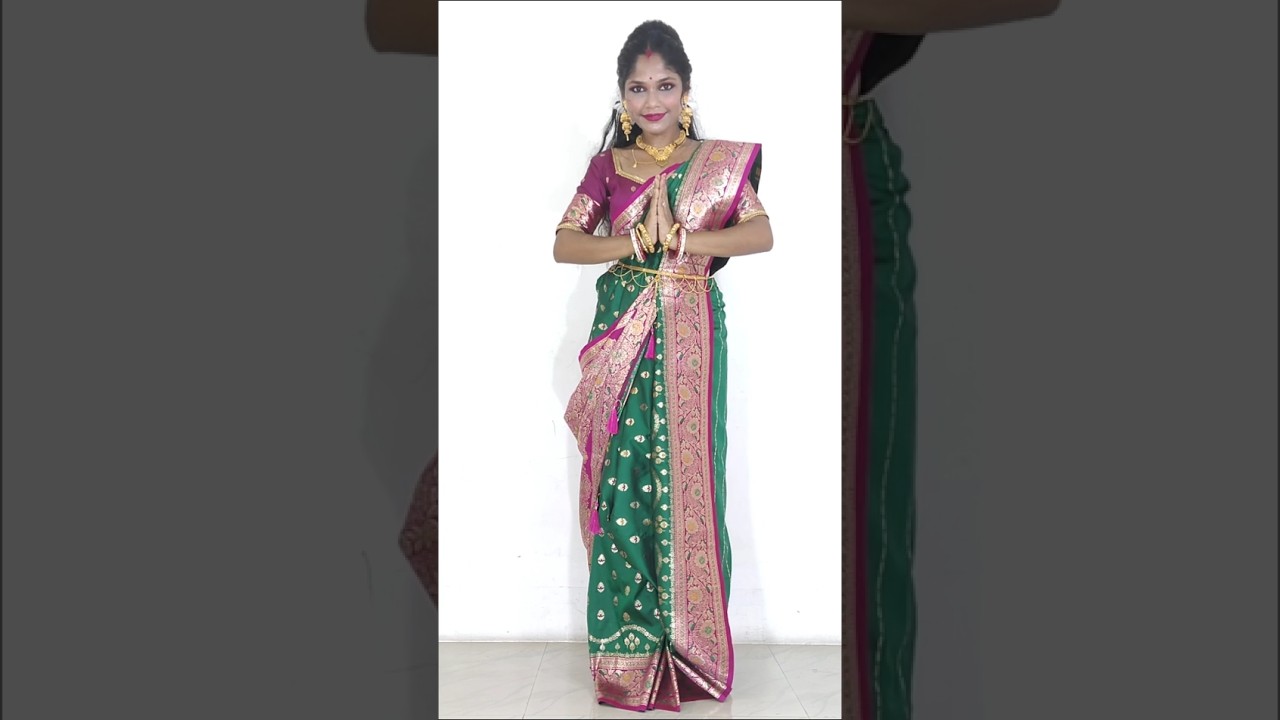 Bengali Saree Draping Tutorial 🎥