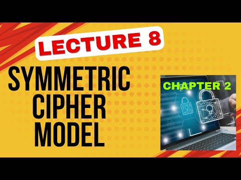 Symmetric Cipher Model, Cryptography, Chapter 2, Lecture 8