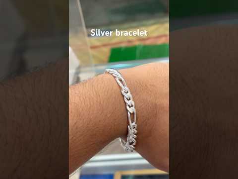 New Silver Bracelet for boys#viralvideo #jewellery #design #silver #youtubeshorts