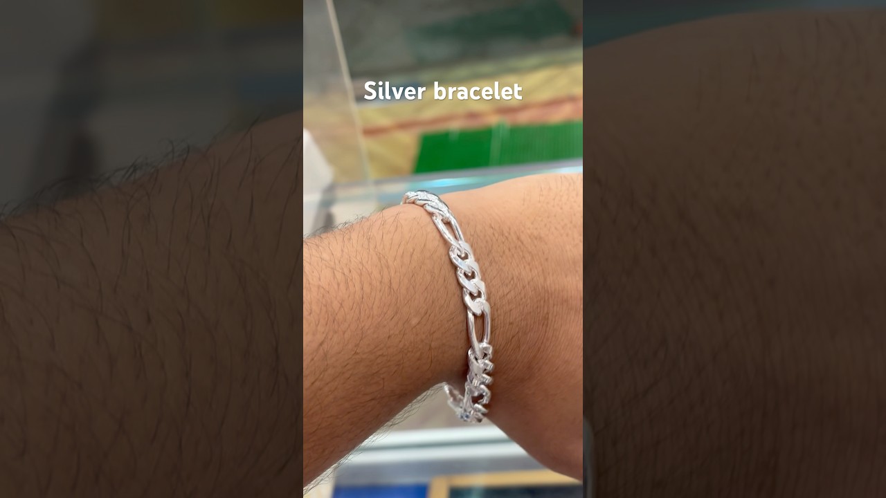 New Silver Bracelet for Boys | Stylish Silver Jewelry Design