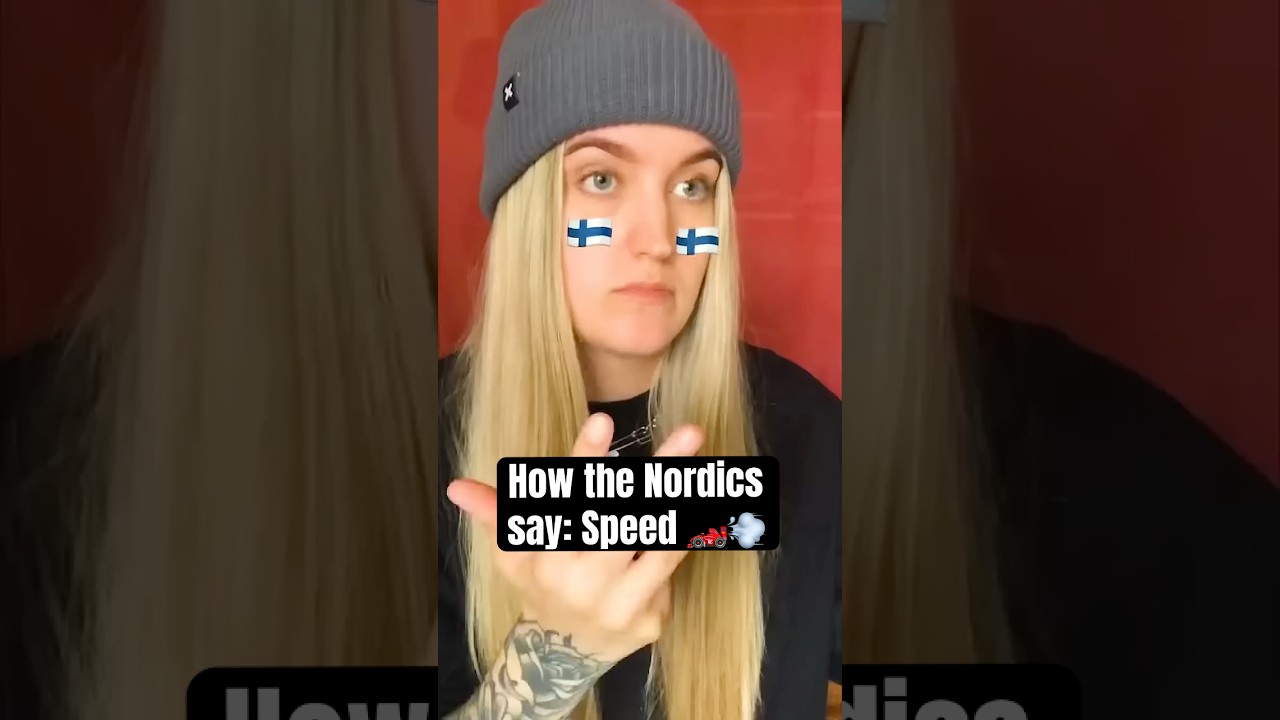 Nordic Countries Say 'Speed' & 'Fart' ๐จ