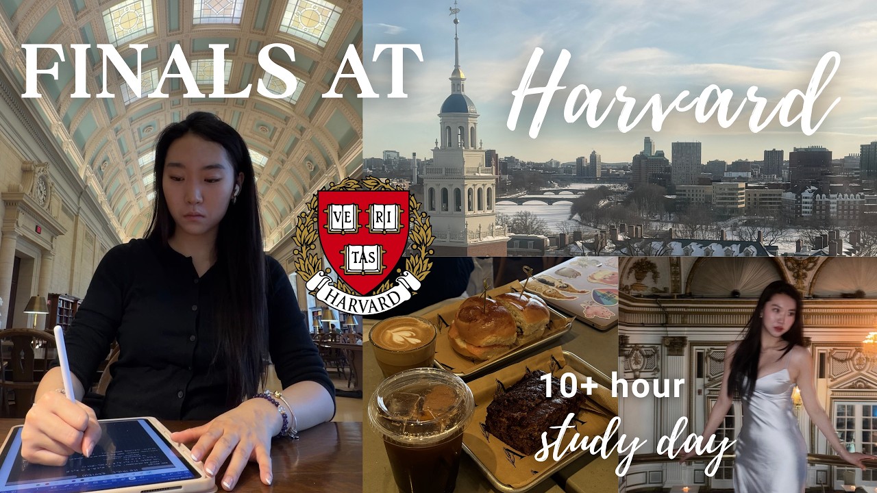 Harvard Finals Vlog: 10+ Hours of Study 📚