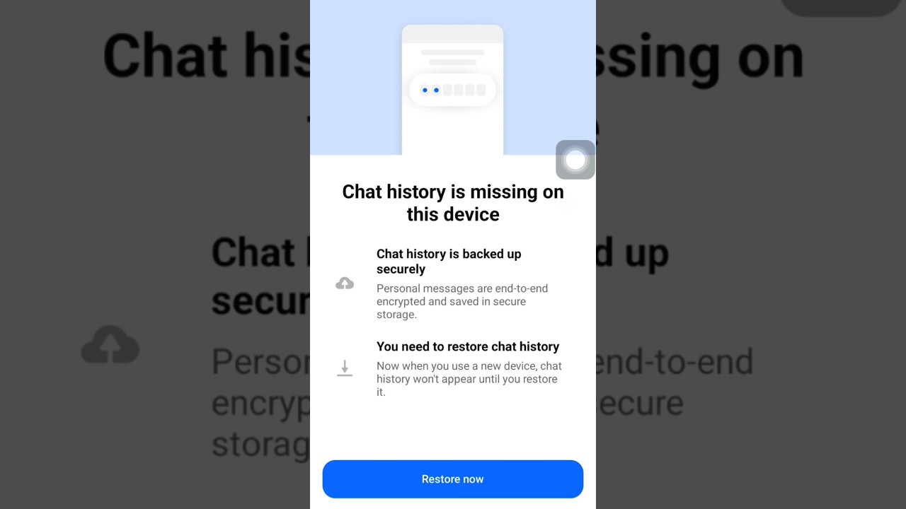Troubleshooting Missing Chat History on Messenger