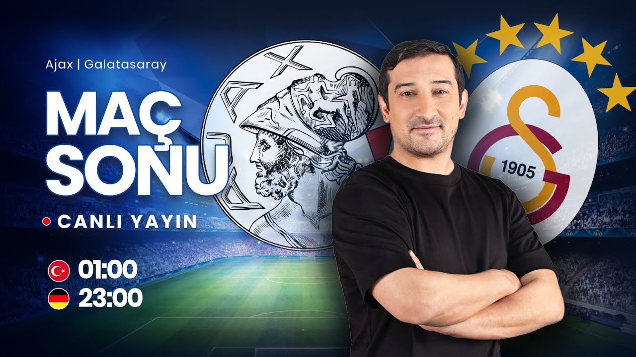 Ajax vs Galatasaray | Şampiyonlar Ligi Canlı Maç Sonu Yayını & Serhat Akın Değerlendirmeleri 🔥