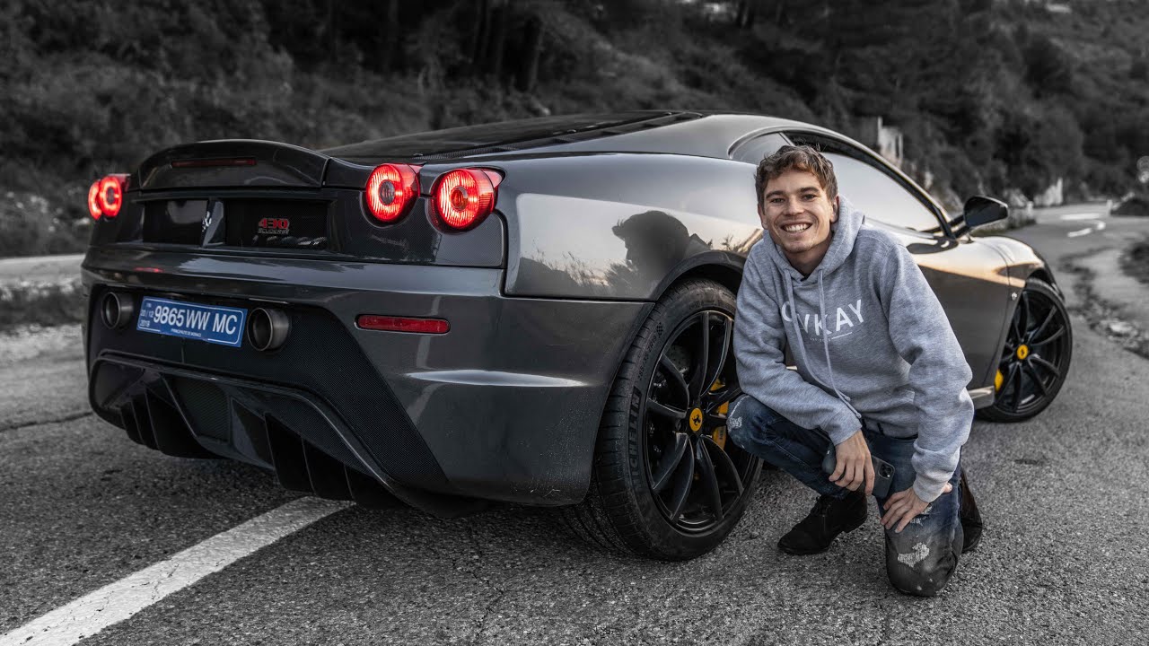 À FOND DANS MA FERRARI 430 SCUDERIA pour la première fois!