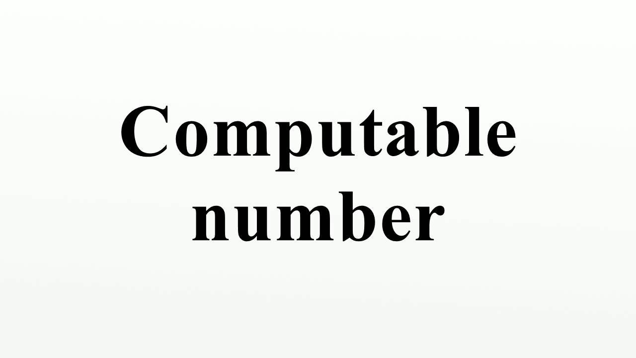 Understanding Computable Numbers 📊