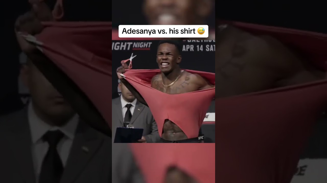 Adesanya vs. Shirts 😂 #UFC305