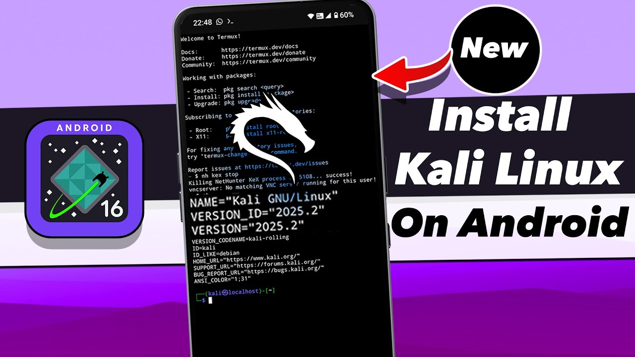 Install Kali Linux 2025 on Android Without Root β Step-by-Step Guide π₯οΈ